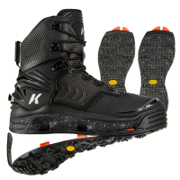 Korkers River Ops Wading Boot with Vibram and Studded Vibram Soles 8