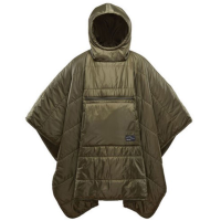 Therm-A-Rest Honcho Packable Puff Insulated Poncho & Blanket Olive