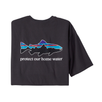 Patagonia Men's Home Water Trout Organic T-Shirt Ink Black XXL