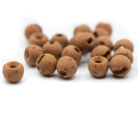 Firehole Slotted Speckled Tungsten Beads 5/64 inch (2.0 mm) Mocha