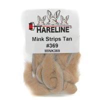 Hareline Mink Strips #369 Tan