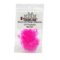 Hareline UV Polar Chenille #147 UV Fuchsia Micro