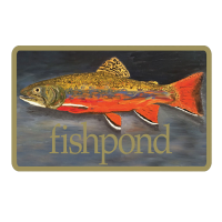 Fishpond Brookie Sticker 5" Decorative Bumper Fly Fishing
