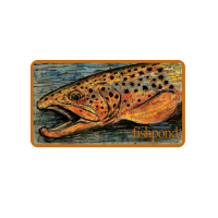 Fishpond Fly Fishing Brown Trout Fish Sticker- 5.5"