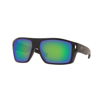 Costa Diego Sunglasses Matte Black Green Mirror 580 Glass