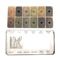 Fly Fish Food's Bruiser Blend Dubbing Dispenser Dark Blend