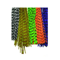 Wapsi Barred Round Rubber - Medium Yellow/Red