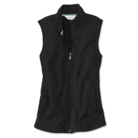 Orvis Marled Sweater Fleece Vest Black M