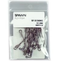 Spawn 90 Degree Jig Shanks 20 pack 40mm
