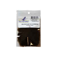 Nature's Spirit Beaver Dry Fly Dubbing Brown Olive