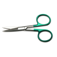 Smhaen Tungsten Carbide Scissors 4.5" (11.4cm) Straight Blades Green