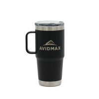 YETI AvidMax Rambler(R) 20oz Travel Mug with Stronghold(TM) Lid Black