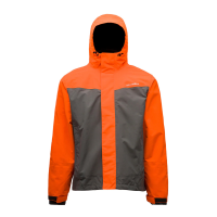 Grundens Full Share 3-in-1 Lined Jacket Large Orange/Grey