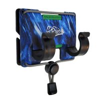 O'Pros Belt Clip Rod Holder with slide lock Agua Camo