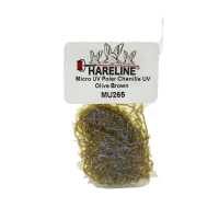 Hareline UV Polar Chenille #265 UV Olive Brown Micro