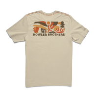 Howler Brothers Select Pocket T - Distant Forms : Sand Heather Medium