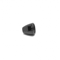 Fulling Mill Slotted Tungsten Coneheads Extra Small (4.0mm) Matte Black
