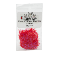Hareline UV Polar Chenille #310 UV Red Micro