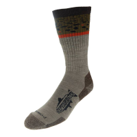 RepYourWater Ultra Light Socks Large Brown Trout Argyle