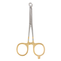 Dr. Slick SlickRelease Scissor Clamp 6" Curved Gold