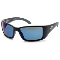 Costa Blackfin Sunglasses Matte Black  Blue Mirror 580 Glass