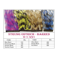 MFC Strung Barred Ostrich Tan/Black