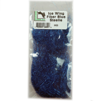 Hareline 8 inch Ice Wing Fiber Blue Steelie
