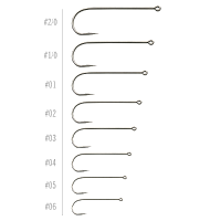 MFC Galloup's Vertical Eye Streamer Hook 2/0