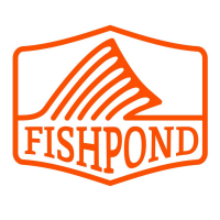 Fishpond Thermal Die Cut Sticker Dorsal Fin 8.5 in Orange Dorsal Fin Orange