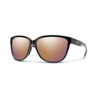 Smith Optics Monterey Black Gold Frame ChromaPop Rose Gold Mirror Lens