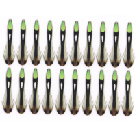 Semperfli Imitation Jungle Cock Cheeks  Medium Green