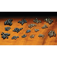 Hareline Lead Dumbbell Eyes Large Plain