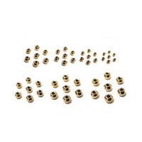 Wapsi Tungsten Painted Bomb Beads 3/32" Fluorescent Pink