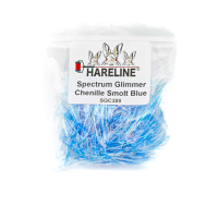 Hareline Spectrum Glimmer Chenille Smolt Blue #359