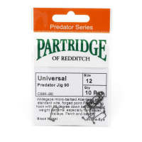 Partridge of Redditch Universal Predator Jig 90 Black Nickel 12 - 10 Pack