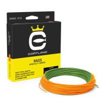 Cortland Bass Fly Line 6 wt Lilly Green / Hot Orange
