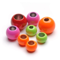 Umpqua Painted Tungsten Bead 3.3 mm Hot Red