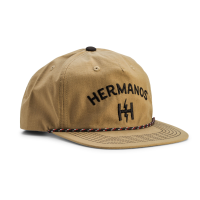 Howler Brothers Hermanos Full Fabric Flat Bill Rope Snapback Hat