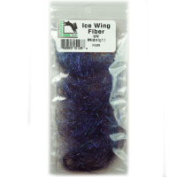 Hareline 8 inch Ice Wing Fiber UV Midnight
