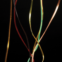 Hareline Half Round D Rib Small Dark Golden Stone