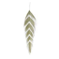 MFC Galloup's Arrowhead Fish Feathers White/Olive