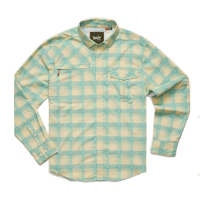 Howler Brothers Matagorda Long-Sleeve Sheldon Dobby Plaid : Parchment XL