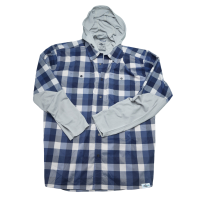 RepYourWater Hybrid Fishing Shirt Blue Small