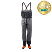 Grundens Men's Vector Zip Stockingfoot Wader XL King (12-13) Anchor