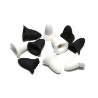 Hareline Foam Diver Heads White Medium