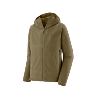 Patagonia Men's R1 TechFace Fitz Roy Trout Hoody Medium Dark Ash