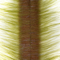 Enrico Puglisi Flies EP Craft Fur Brush 3 inch Medium Olive/Brown