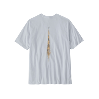 Patagonia Men's Take a Stand Responsibili-Tee Large Pheasant Tail: White