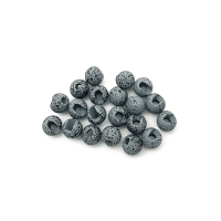 MFC Slotted Tungsten Beads 2.4mm (3/32") Mottled Matte Grey