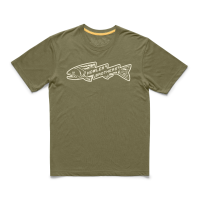 Howler Brothers Trout Bolt - Ivy Green T-Shirt Medium